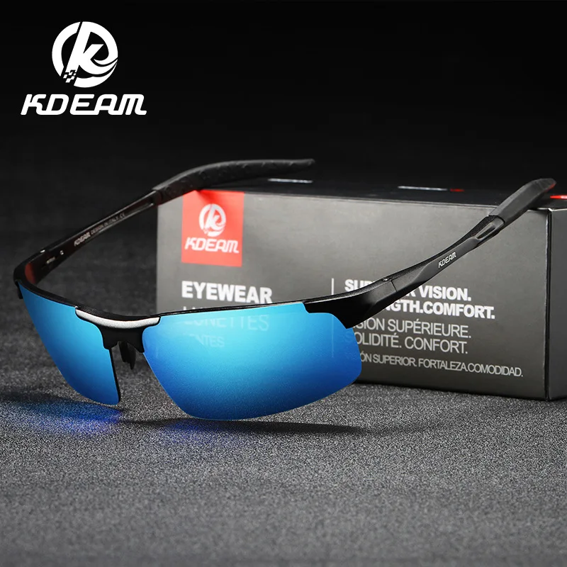 Kdeam Magnesium Sun Glasses Men's Polarized Glasses Fishing Windproof Sunglasses KD8177 Frameless Aluminum for Driving Outdoor, Picture colors
Kdeam Magnesium Sun Glasses Men's Polarized Glasses Fishing Windproof Sunglasses KD8177 Frameless Aluminum for Driving Outdoor, Picture colors