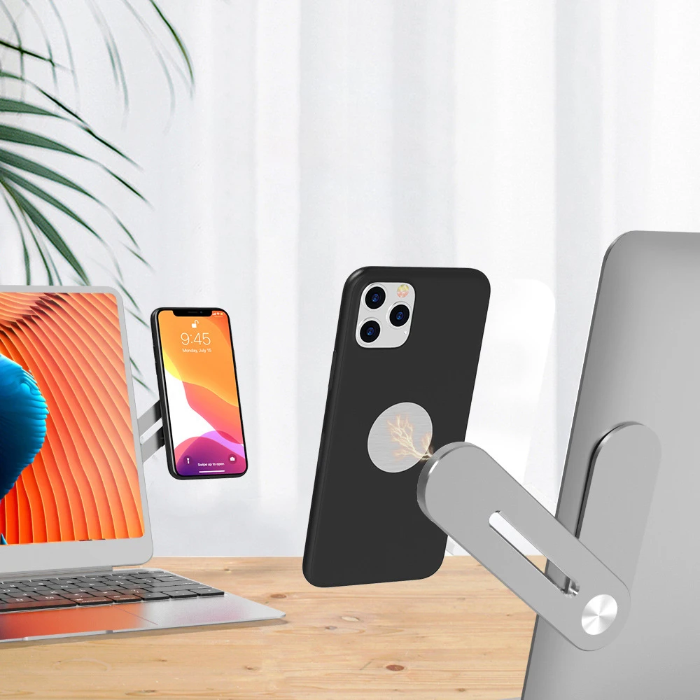 magnetic laptop extension stand phone holder extension laptop stand for fixed Connect Mobile Phones and Laptops, Silver
magnetic laptop extension stand phone holder extension laptop stand for fixed Connect Mobile Phones and Laptops, Silver