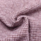 Knit houndstooth suit fabric 30%Cotton 70%polyester jacquard fabric