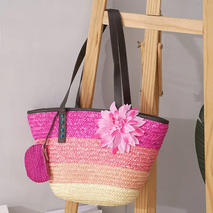 2022 Modern Rattan Beach Bags Lady Daily Bag Sacco Di Tessuto Borsetta New Design Women Rainbow Colors Straw Woven Tote Bag, 6 colors to choose
2022 Modern Rattan Beach Bags Lady Daily Bag Sacco Di Tessuto Borsetta New Design Women Rainbow Colors Straw Woven Tote Bag, 6 colors to choose