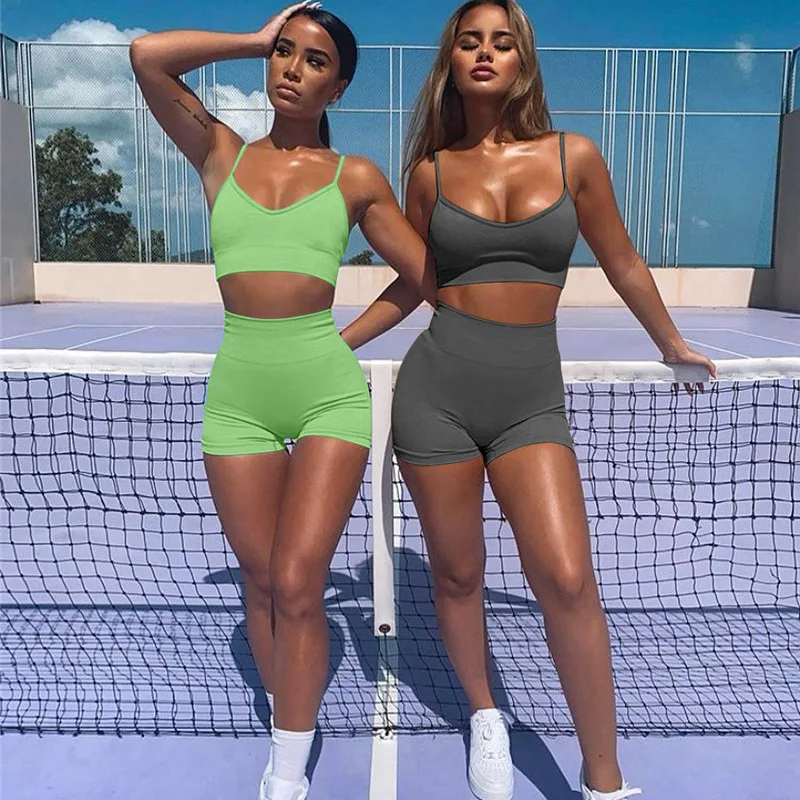 Drop Shipping Wholesale Fitness Suit two Piece Sports Running Training Gym Apparel Soft Yoga Set clothing For Women
Drop Shipping Wholesale Fitness Suit two Piece Sports Running Training Gym Apparel Soft Yoga Set clothing For Women