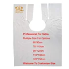 High Quality Disposal Salon Pe Apron Barber Capes For Hair Cutting Perming Coloring