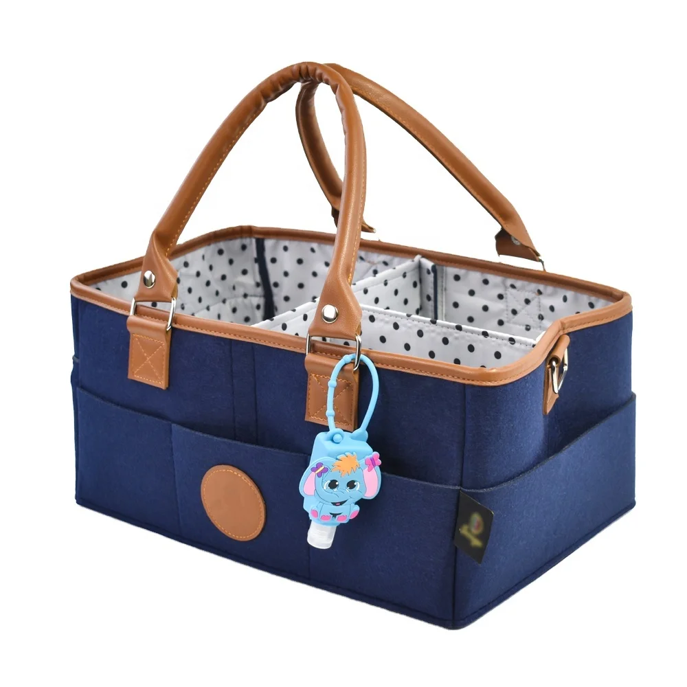 Handle and Detachable Lid manufacture customize Removable with Leather felt diaper caddy for mommy, Customized colors
Handle and Detachable Lid manufacture customize Removable with Leather felt diaper caddy for mommy, Customized colors