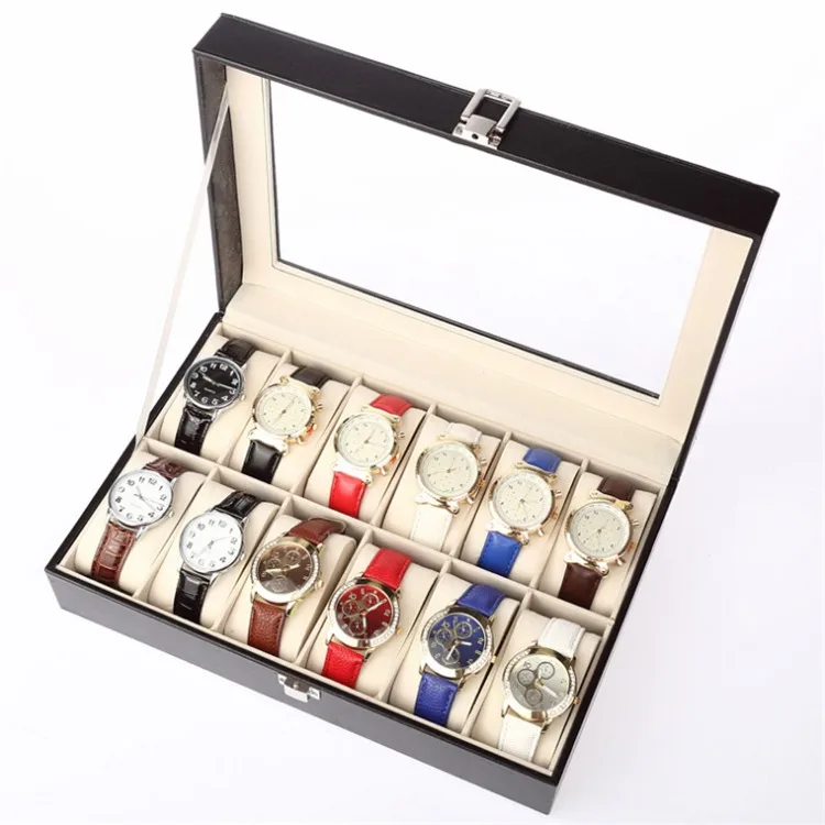 6/10/12 Grids Jewelry Boxes Display Best Gift Storage Box for Quartz Watches PU Leather Watch Case Holder Organizer watch box
6/10/12 Grids Jewelry Boxes Display Best Gift Storage Box for Quartz Watches PU Leather Watch Case Holder Organizer watch box