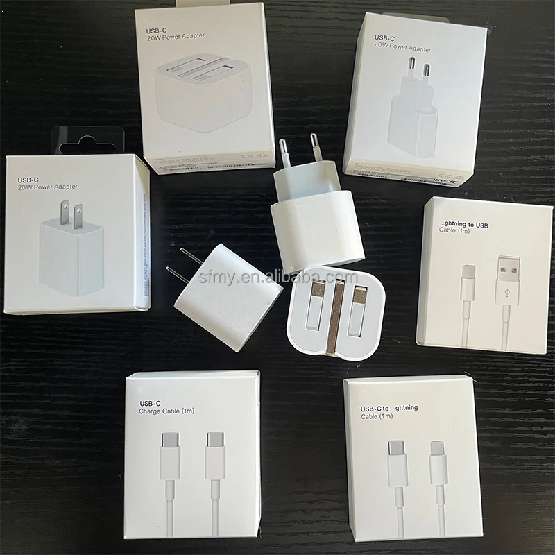 2021 Universal PD 20W Fast Charger UK US EU Plug Usb C Power Adapter For iphone 13 Charger Cable Set, White
2021 Universal PD 20W Fast Charger UK US EU Plug Usb C Power Adapter For iphone 13 Charger Cable Set, White