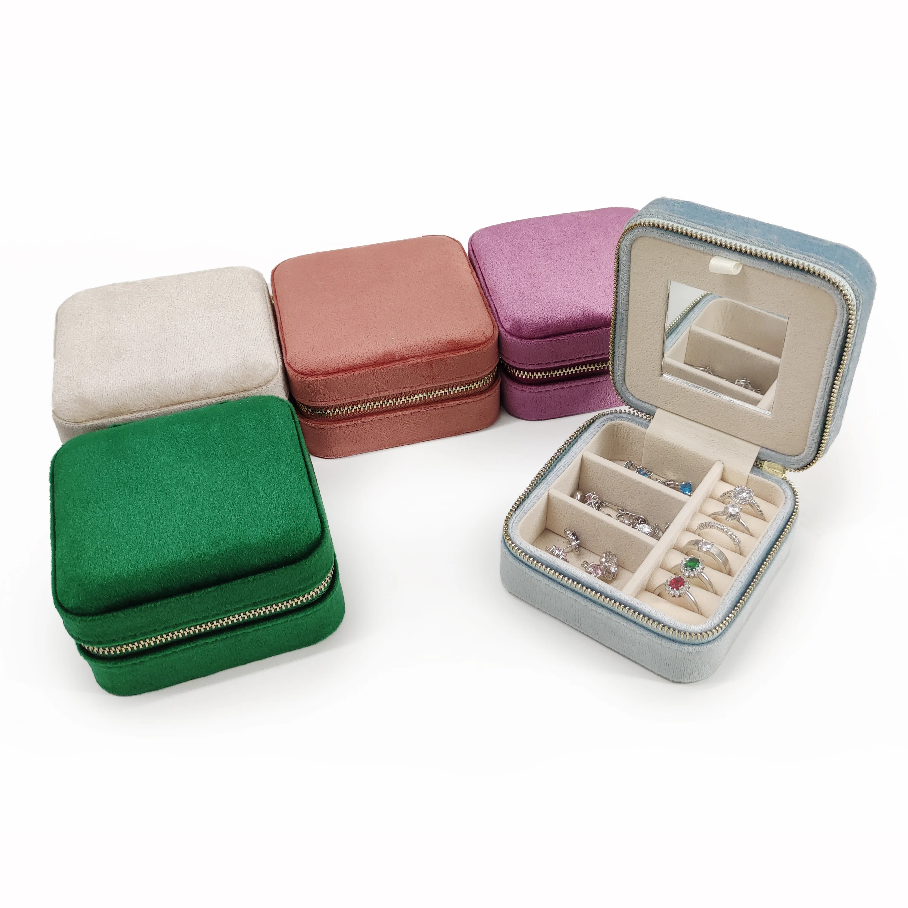 Quadrilateral Velvet Jewelry Storage Box Jewelry Gift Jewelry Box Portable Ring Box, Velvet color card (140 colors)
Quadrilateral Velvet Jewelry Storage Box Jewelry Gift Jewelry Box Portable Ring Box, Velvet color card (140 colors)