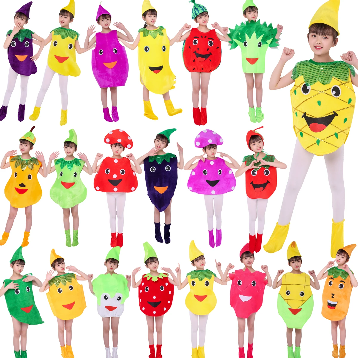 A large inventory of various types of fruit cosplay costume girls fantasy high-quality suits Halloween fantasia
A large inventory of various types of fruit cosplay costume girls fantasy high-quality suits Halloween fantasia