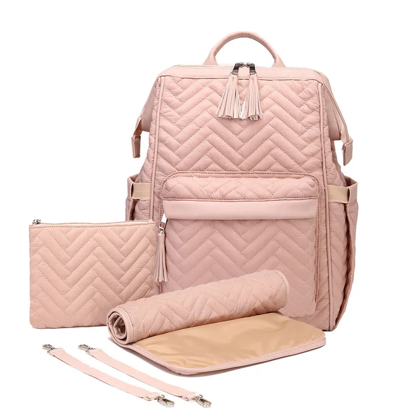 Large Maternity Nappy Bag Baby Changing Bags Waterproof Multifunction Travel Diaper BackPack quilted diaper bag, As shown in the pictures
Large Maternity Nappy Bag Baby Changing Bags Waterproof Multifunction Travel Diaper BackPack quilted diaper bag, As shown in the pictures