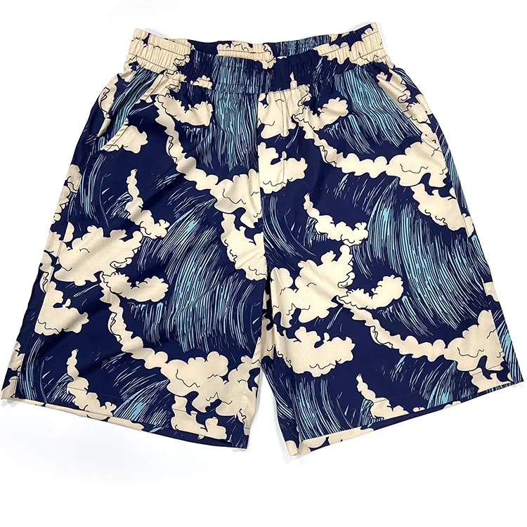 Quick Dry Breathable Swimming Beach Shorts Sublimation Men Beach Shorts, Blue wave print
Quick Dry Breathable Swimming Beach Shorts Sublimation Men Beach Shorts, Blue wave print