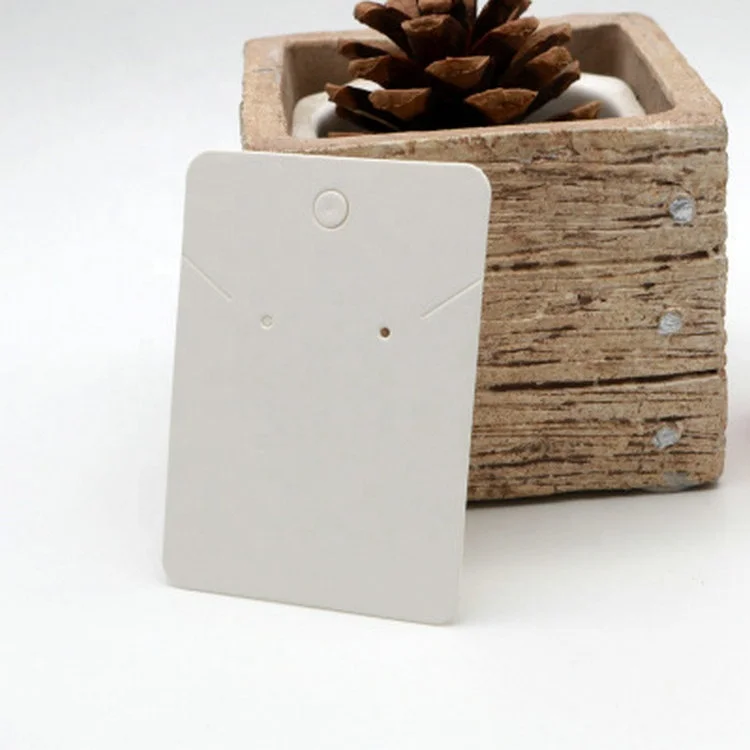 Wholesale Custom Blank White Paper Hanging Holder Card Fashion Jewelry Set Pendant Necklace Earring Packaging Display Card
Wholesale Custom Blank White Paper Hanging Holder Card Fashion Jewelry Set Pendant Necklace Earring Packaging Display Card