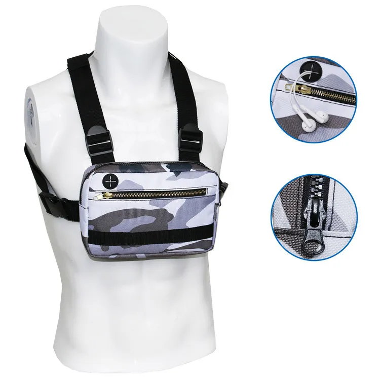 New cross-border sports outdoor chest backpack mobile phone accessories bag chest tactical bag, White camouflage,black camouflage
New cross-border sports outdoor chest backpack mobile phone accessories bag chest tactical bag, White camouflage,black camouflage