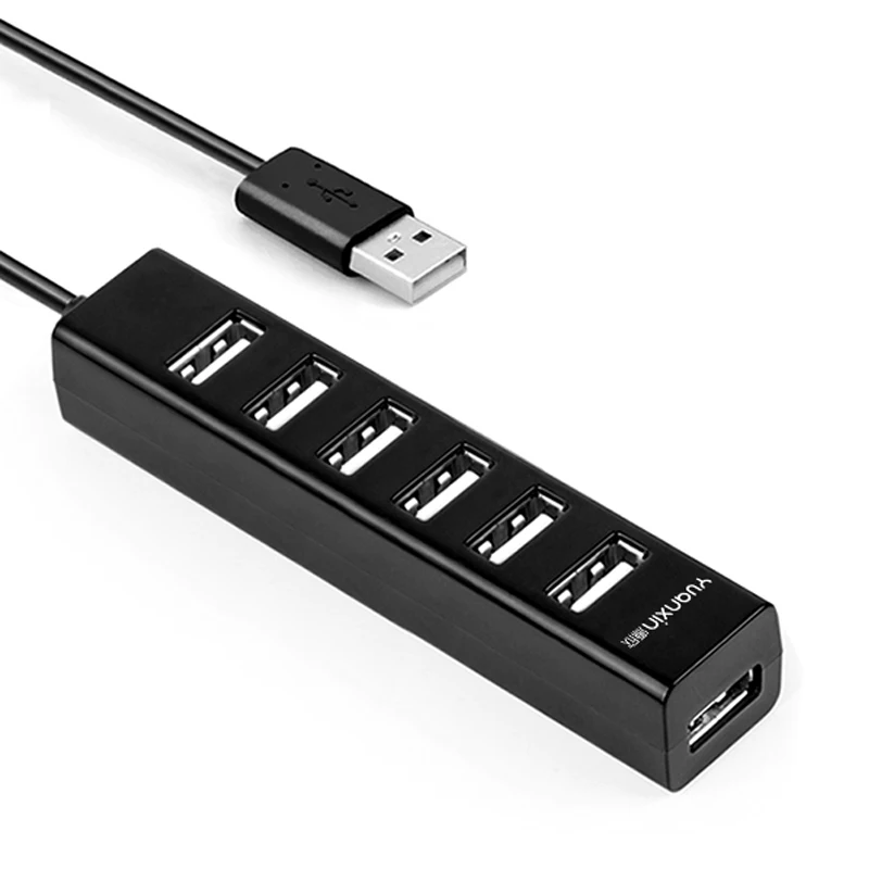 7 ports Hi-speed data Hub USB2.0 Hub for Laptop