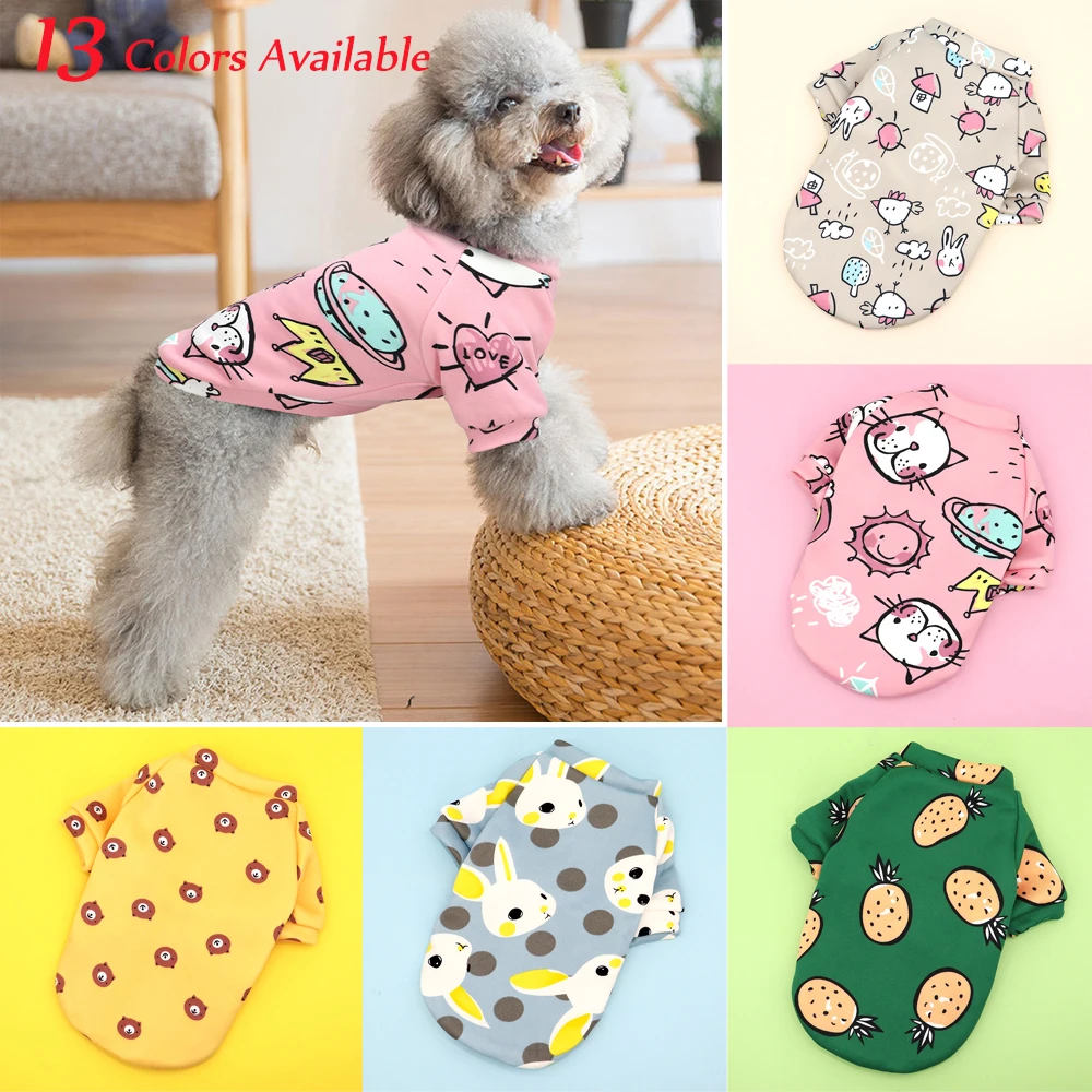 Cute Small Dog Clothes Cartoon Print Puppy Cat Clothes Chihuahua Winter Warm Coat Pet Clothes for Small Medium Dogs Cat Yorkshir
Cute Small Dog Clothes Cartoon Print Puppy Cat Clothes Chihuahua Winter Warm Coat Pet Clothes for Small Medium Dogs Cat Yorkshir