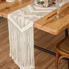Table Decoration Hotel Party Event Restaurant Table Decoration Wedding Dinning Macrame Table Runner