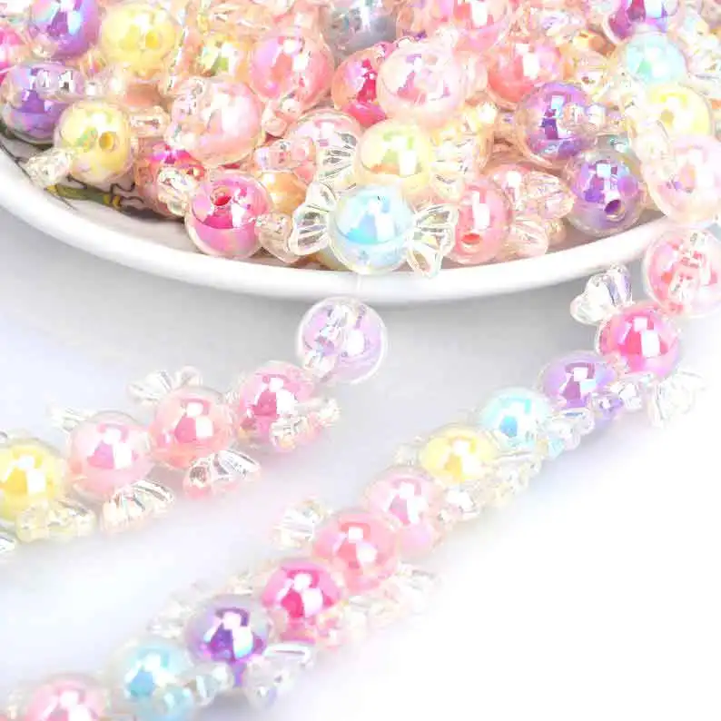22MM Kawaii AB Iridescent Hard Candy Sweet Beads Kawaii 22MM AB Pastel Candies Charms Loose Spacer Beads Jewelry Making Findings
22MM Kawaii AB Iridescent Hard Candy Sweet Beads Kawaii 22MM AB Pastel Candies Charms Loose Spacer Beads Jewelry Making Findings