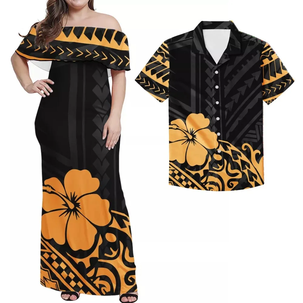 Custom Party Dress For Women Polynesian Tribal Sexy Casual Sleeveless Off Shoulder Maxi Dress, Customized color
Custom Party Dress For Women Polynesian Tribal Sexy Casual Sleeveless Off Shoulder Maxi Dress, Customized color