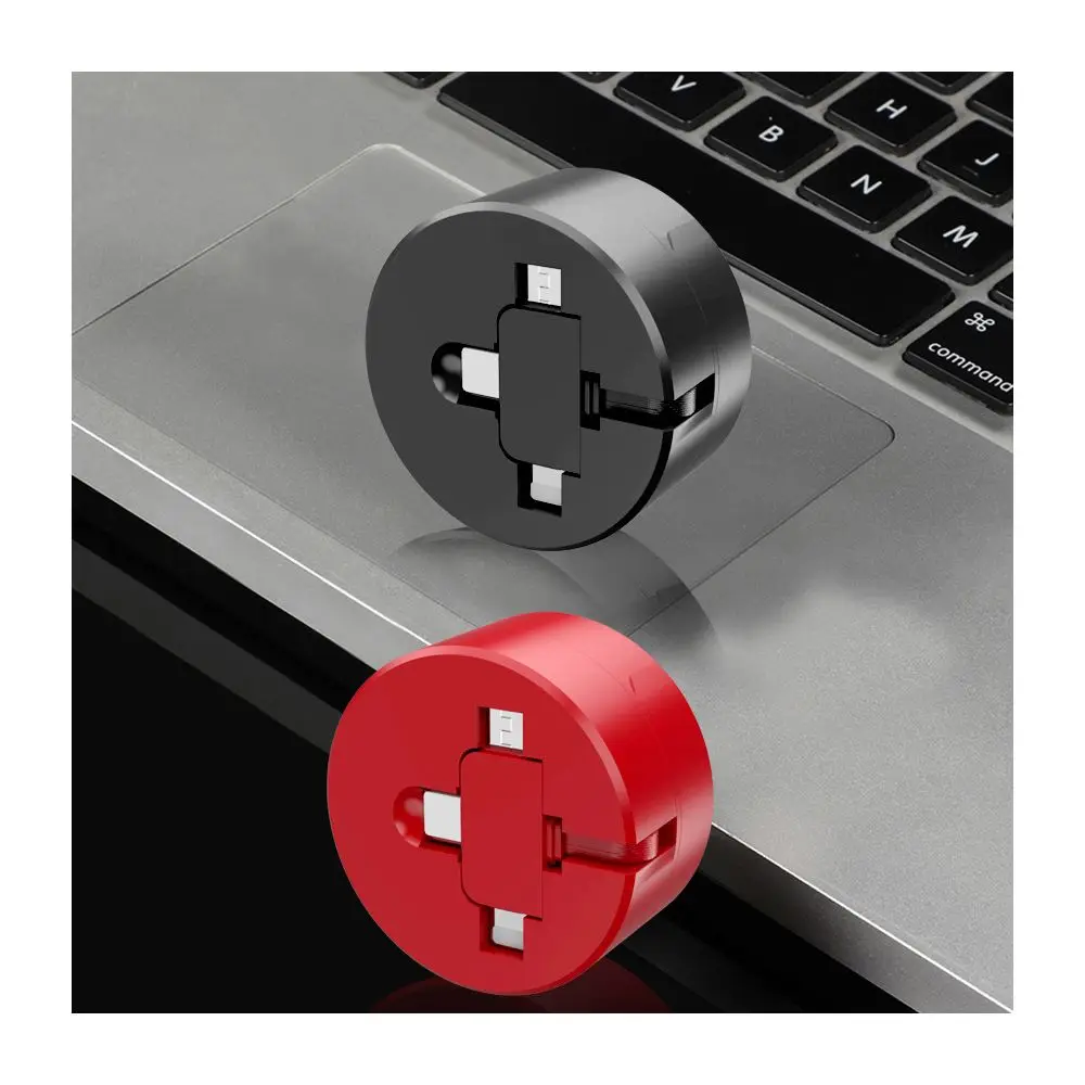 Portable fast charging mobile cable universal micro usb-c 3in1 phone telescopic retractable usb charge with, Black white or customized
Portable fast charging mobile cable universal micro usb-c 3in1 phone telescopic retractable usb charge with, Black white or customized