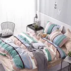 Home Bedding Set 100% Cotton Fitted Sheet American Flat Set Bed Sheet Set in Twin Size