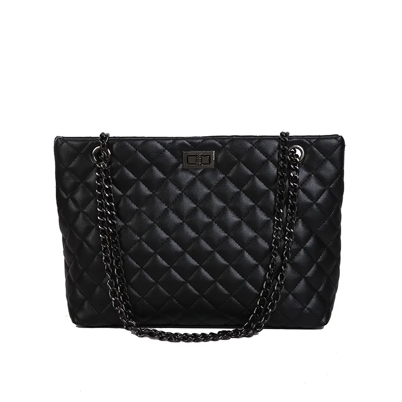 Women's large chain shoulder bag casual tote bag newest lady fashion handbags Lock diamond women bag
Women's large chain shoulder bag casual tote bag newest lady fashion handbags Lock diamond women bag