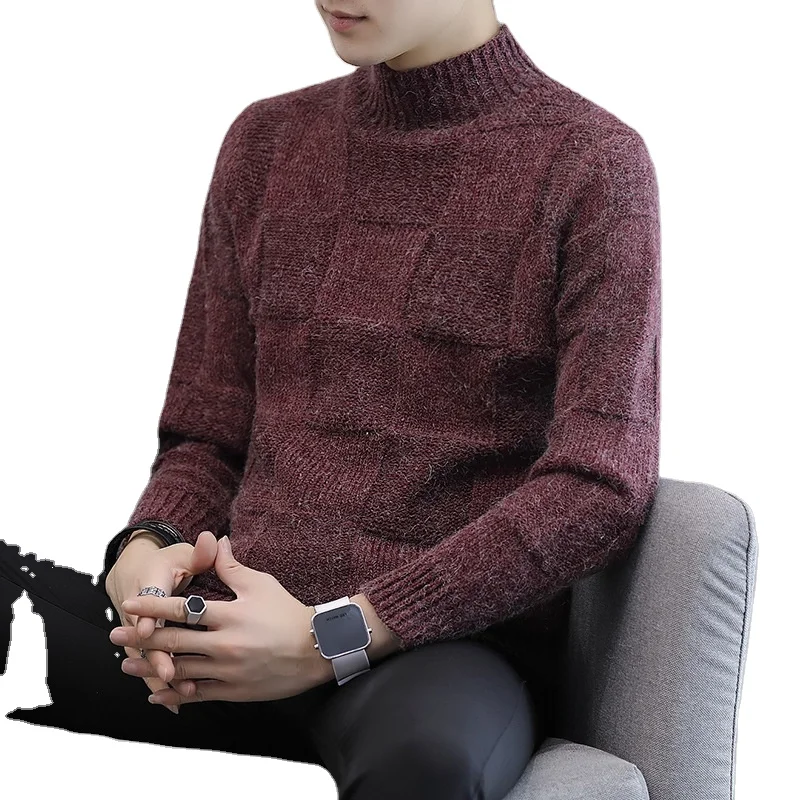 Cashmere Sweater Men Brand Clothing Men Sweaters Pure Color Casual Knit Shirt Autumn Wool Pullover Man High Collar
Cashmere Sweater Men Brand Clothing Men Sweaters Pure Color Casual Knit Shirt Autumn Wool Pullover Man High Collar