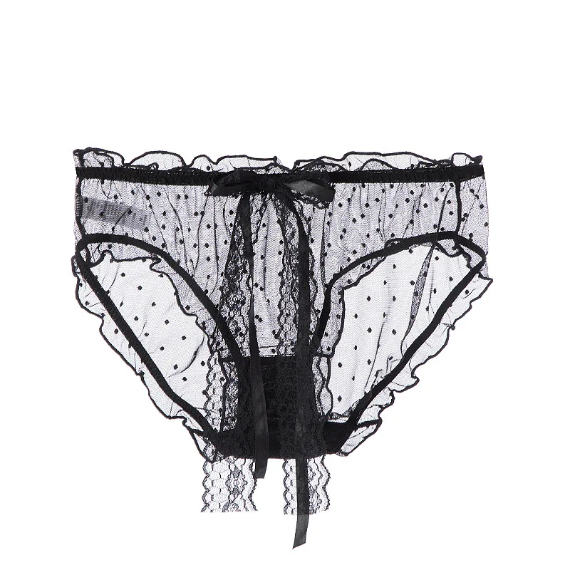 Fashion Ladies Lace Lingerie women panties Underwear Young Gril Sexy Lace Panties transparent with bow, Black / white /pink / blue/gray
Fashion Ladies Lace Lingerie women panties Underwear Young Gril Sexy Lace Panties transparent with bow, Black / white /pink / blue/gray