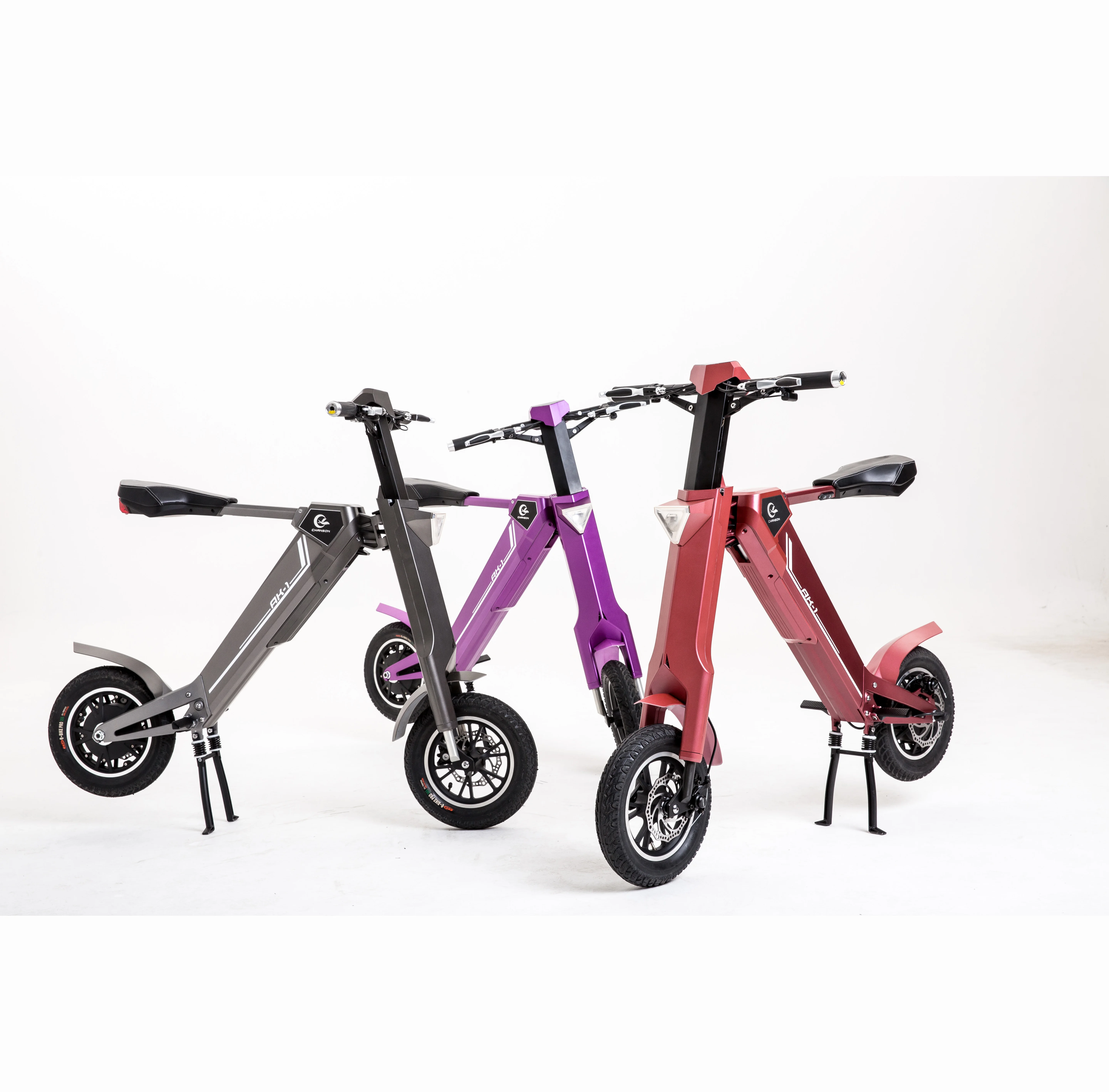 automatic foldable design of Chanson AK-1 for electric bicycle ebike fat bike electric scooter, Red, purple,grey
automatic foldable design of Chanson AK-1 for electric bicycle ebike fat bike electric scooter, Red, purple,grey
