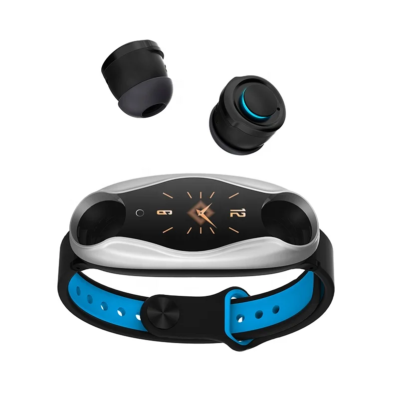 Factory oem watch bloodpressure 2 in 1 smart fitness bracelet with auricular earphone & headphone power bank for women and men
Factory oem watch bloodpressure 2 in 1 smart fitness bracelet with auricular earphone & headphone power bank for women and men