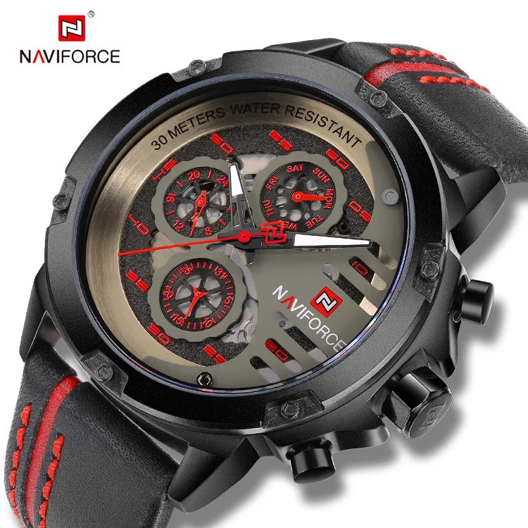 2019 hot sale Brand Quartz Waterproof multifunction watch for mens watches in wristwatch NAVIFORCE 9110, Red,white,yellow,brown,rose gold
2019 hot sale Brand Quartz Waterproof multifunction watch for mens watches in wristwatch NAVIFORCE 9110, Red,white,yellow,brown,rose gold
