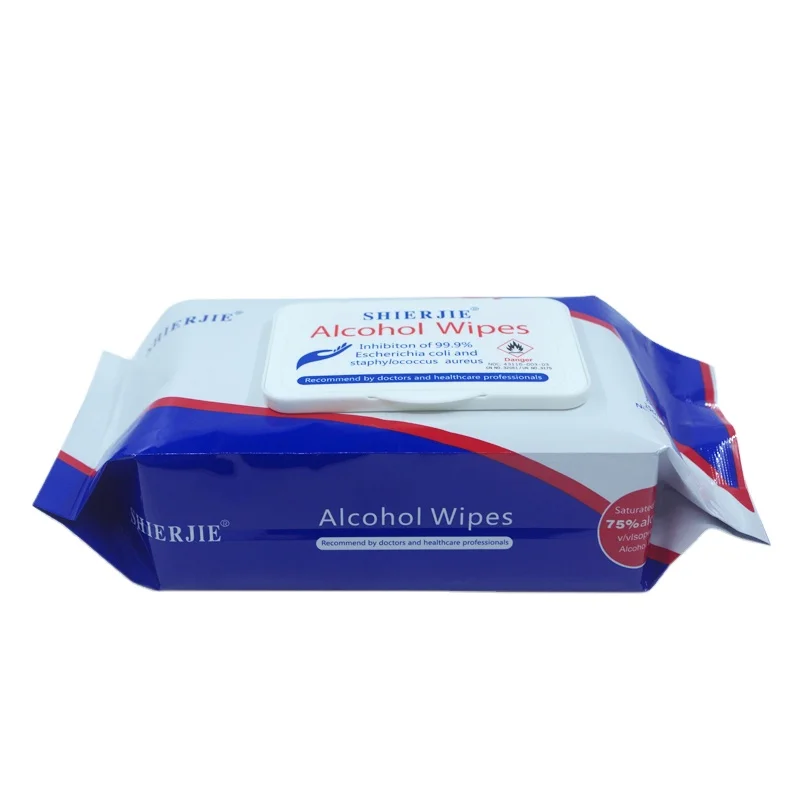 80pcs 99.99% adult antibacteria and sanitised 75 alcohol wet wipes for hand disinfection
80pcs 99.99% adult antibacteria and sanitised 75 alcohol wet wipes for hand disinfection