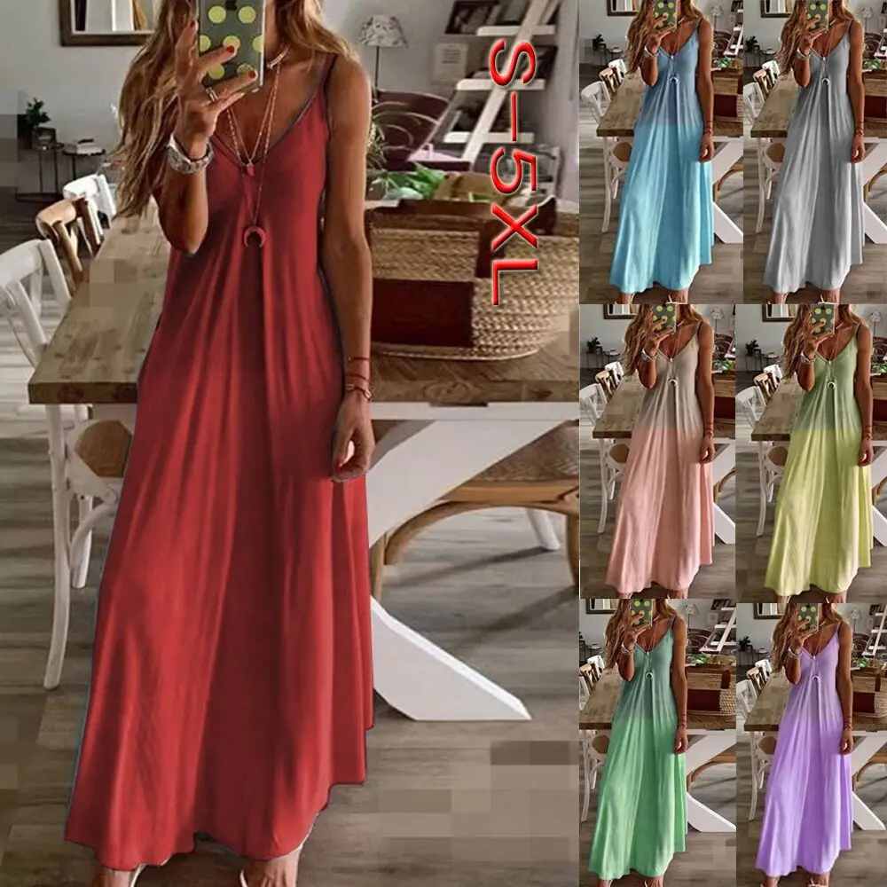 High Quality Design Trendy Plus Size Casual Women Slip Boho Kleidung Elbise Maxi Beachwear Dresses, Customized color
High Quality Design Trendy Plus Size Casual Women Slip Boho Kleidung Elbise Maxi Beachwear Dresses, Customized color
