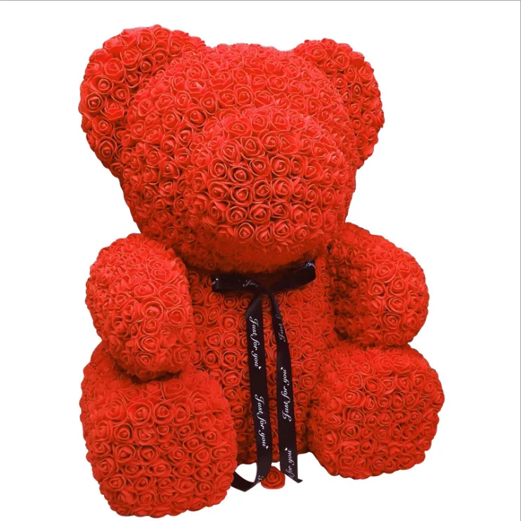 70cm rose bear