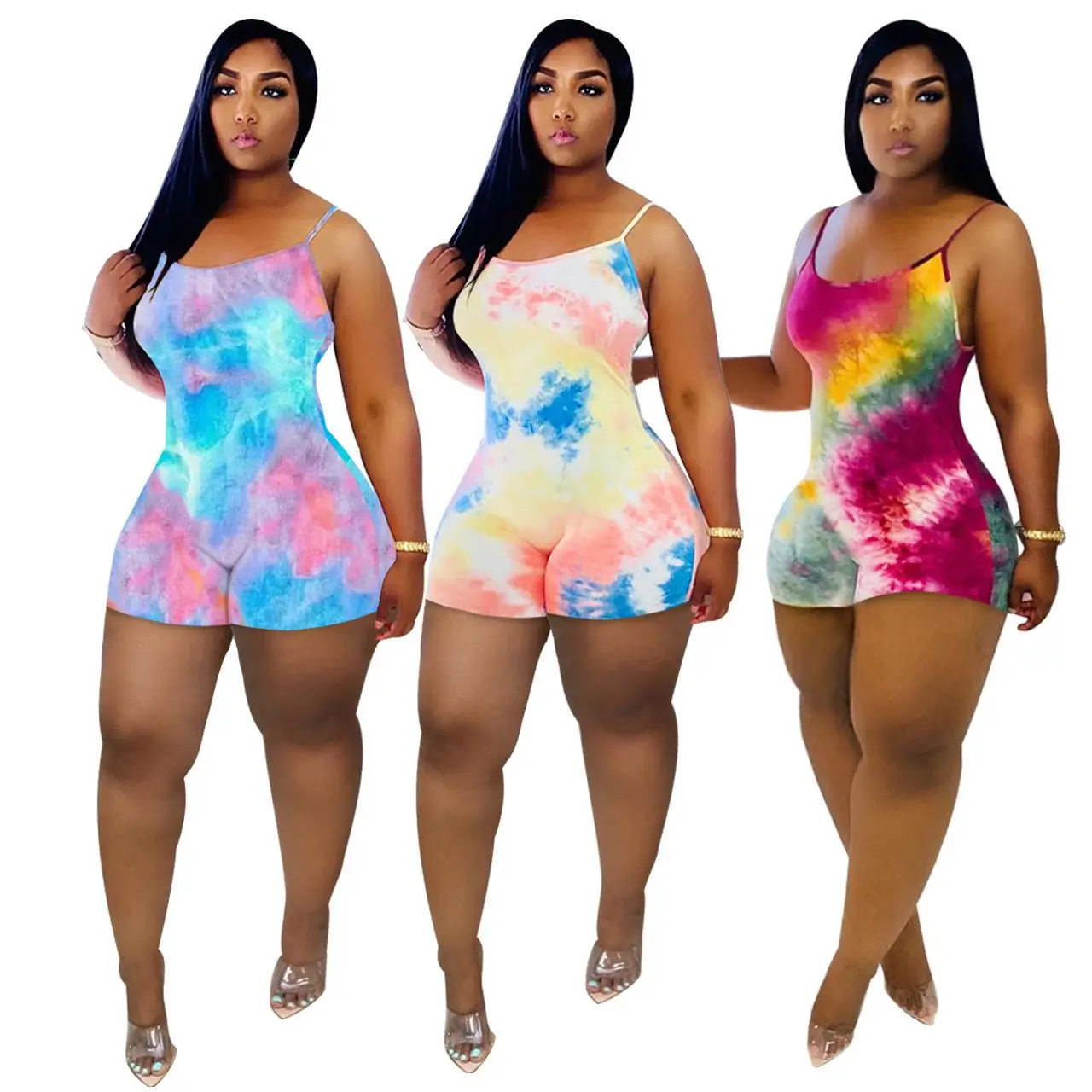Jumpsuit Sexy Women's Printed Tights Shorts Summer New Sexy Sleeveless Short One-piece Gradient Vest Jumpsuit
Jumpsuit Sexy Women's Printed Tights Shorts Summer New Sexy Sleeveless Short One-piece Gradient Vest Jumpsuit