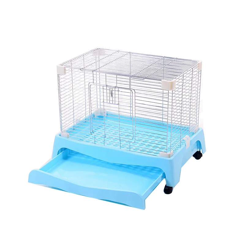 Galvanized welded wire mesh rabbit cage with plastic tray and hook hang, Blue, pink
Galvanized welded wire mesh rabbit cage with plastic tray and hook hang, Blue, pink