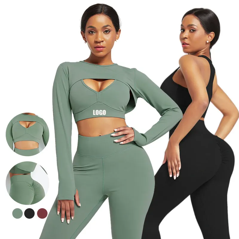 2021 custom High Waist leggings Women workout clothing Seamless Two Pieces sport gym Yoga fitness Set
2021 custom High Waist leggings Women workout clothing Seamless Two Pieces sport gym Yoga fitness Set