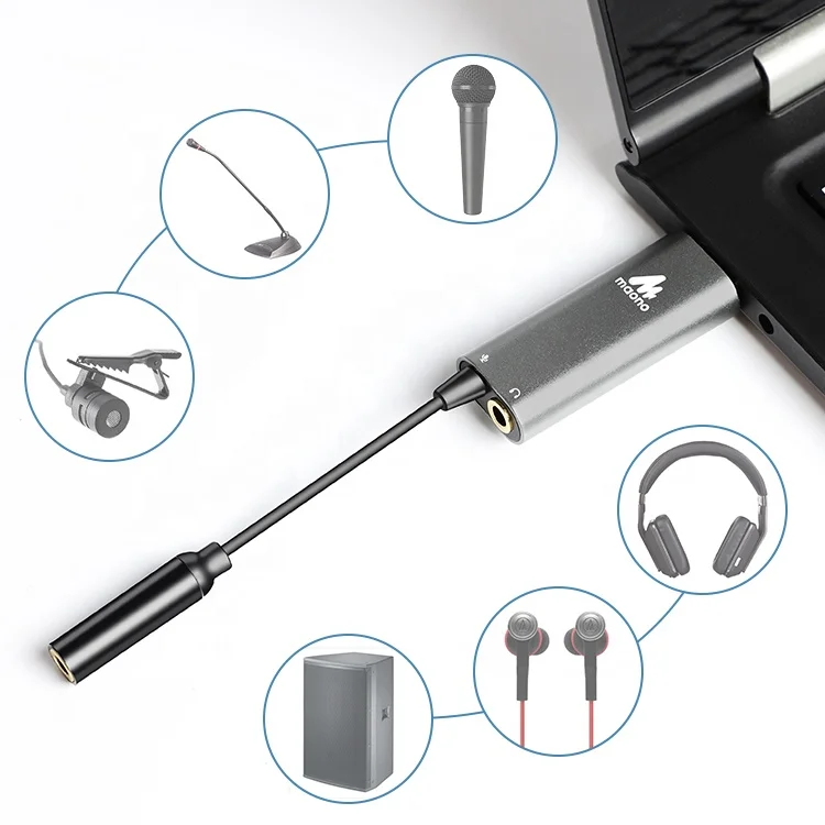 MAONO New Design USB Interface Audio Sound Card for Computer Connect Microphone or Headphone Audio Interface, Silver
MAONO New Design USB Interface Audio Sound Card for Computer Connect Microphone or Headphone Audio Interface, Silver