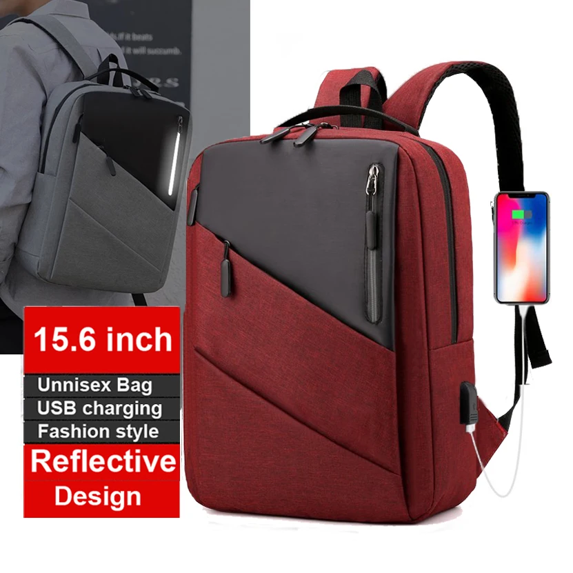OMASKA Waterproof 15.6 inch Computer USB Backpack Large Capacity Custom mochila Nylon USB laptop backpack, Black,gray,blue,red 
OMASKA Waterproof 15.6 inch Computer USB Backpack Large Capacity Custom mochila Nylon USB laptop backpack, Black,gray,blue,red