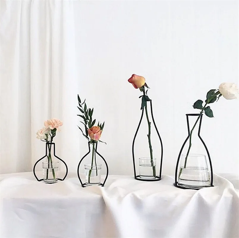 Retro Iron Line Table Flowers Vases Nordic Decoration Home Metal Plant Holder Nordic Styles Flower Vase Home Decor 8 Shapes
Retro Iron Line Table Flowers Vases Nordic Decoration Home Metal Plant Holder Nordic Styles Flower Vase Home Decor 8 Shapes