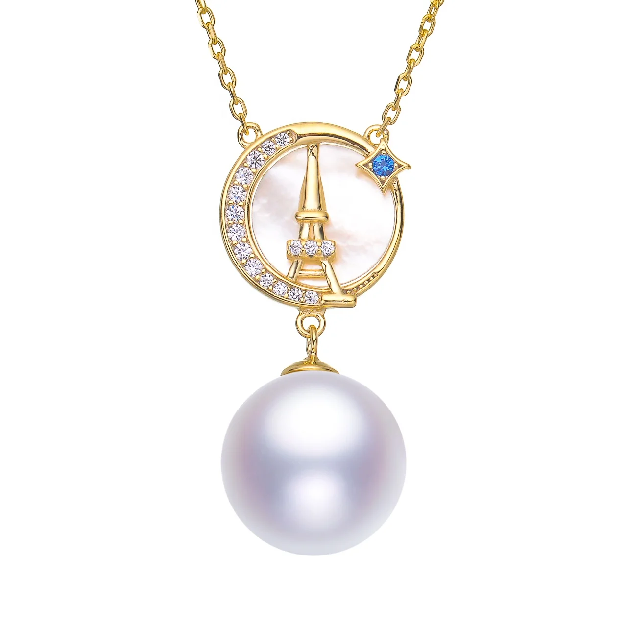 White-color Pearl Pendant Fashion Classic 925 Sterling Silver Necklace Pearl For Women Real Pearls
White-color Pearl Pendant Fashion Classic 925 Sterling Silver Necklace Pearl For Women Real Pearls