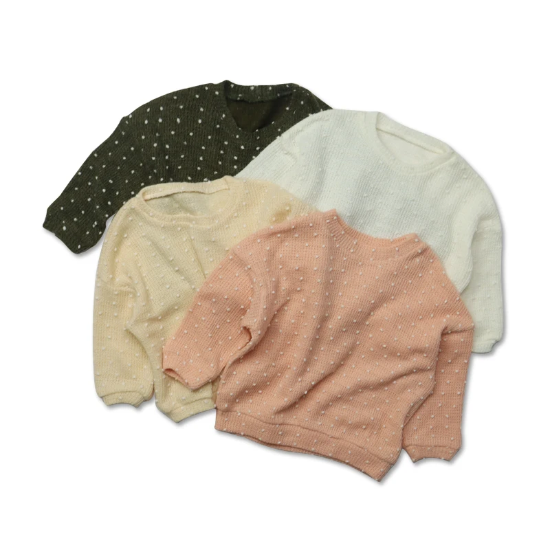 Newest Toddler Knit Cloth White Wool Ball Oversize Kids Girl Knitted Pullover Sweater Autumn
Newest Toddler Knit Cloth White Wool Ball Oversize Kids Girl Knitted Pullover Sweater Autumn