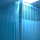 Durable waterproof antibacterial cubicle hospital partition curtain