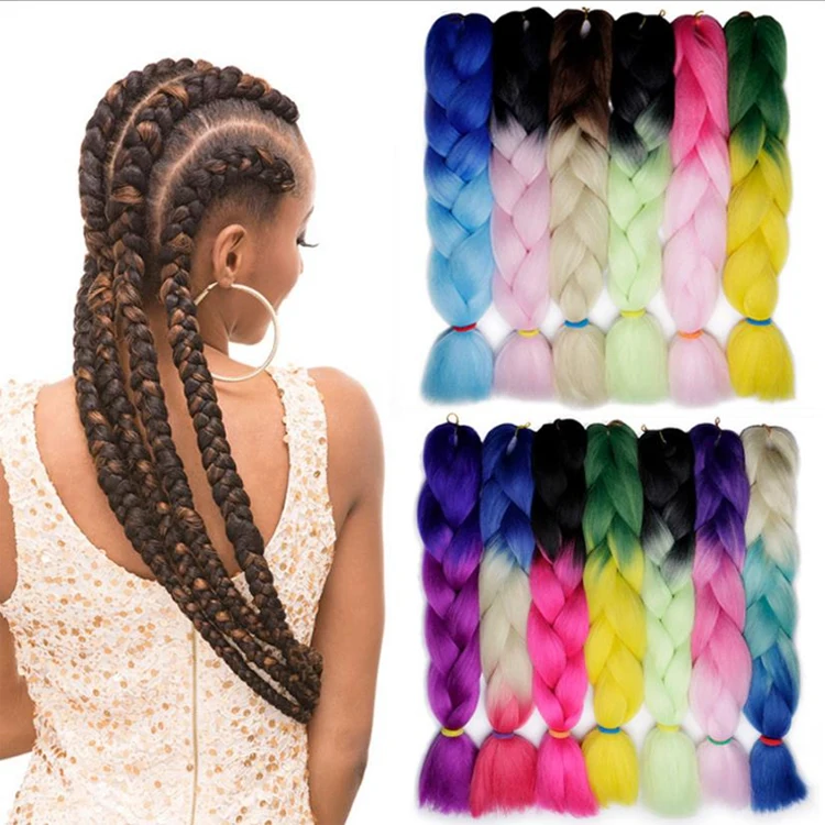 Glowing Braids Synthetic Hair Extension 24 inch Shining in Dark Synthetic Weaves Attachment Hair, Black brown red pink purple
Glowing Braids Synthetic Hair Extension 24 inch Shining in Dark Synthetic Weaves Attachment Hair, Black brown red pink purple