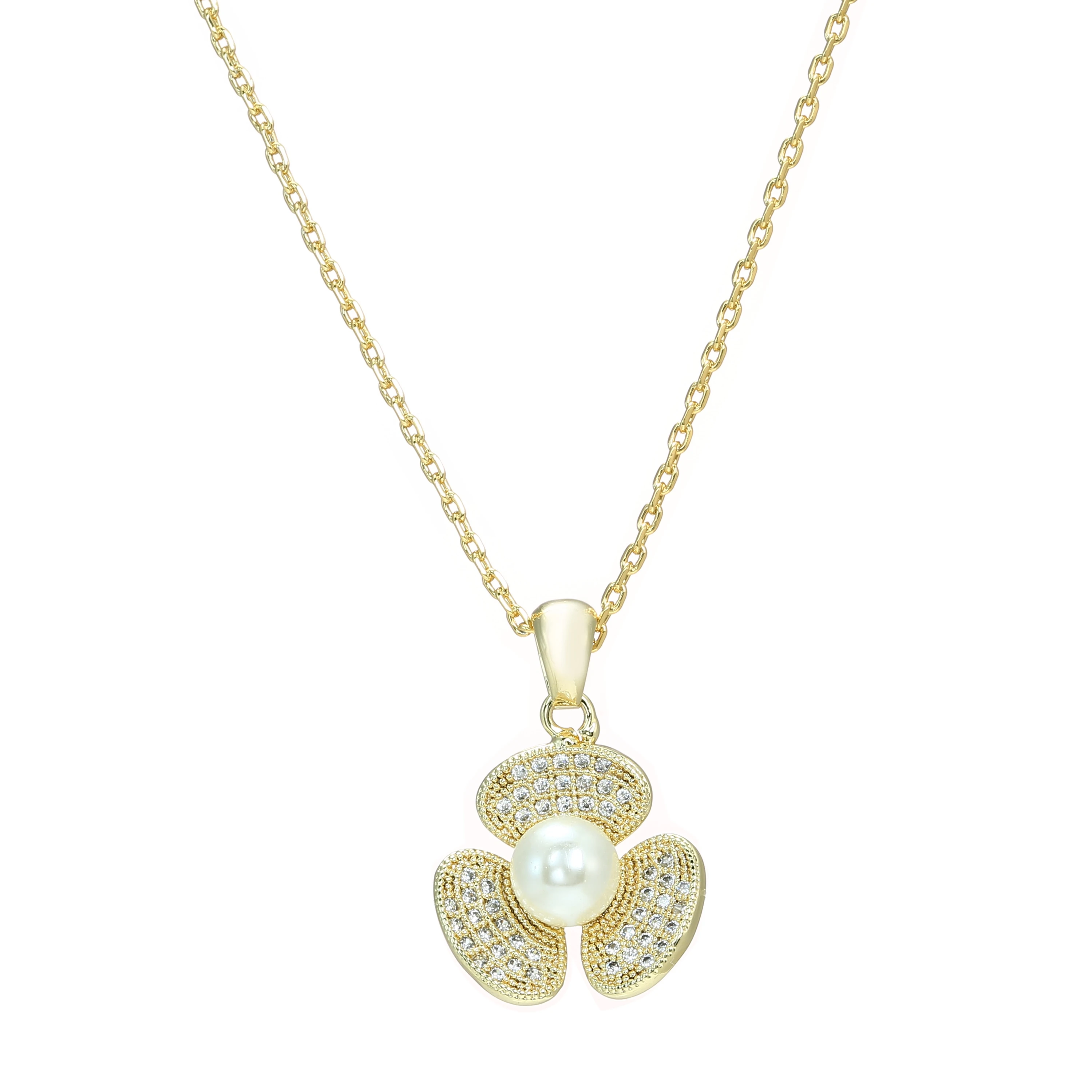 New Cute Beaded Pearl Necklace Women Gold Plated Pendant Necklace Gifts Party Anniversary, White gold color;gold color;rose gold color
New Cute Beaded Pearl Necklace Women Gold Plated Pendant Necklace Gifts Party Anniversary, White gold color;gold color;rose gold color