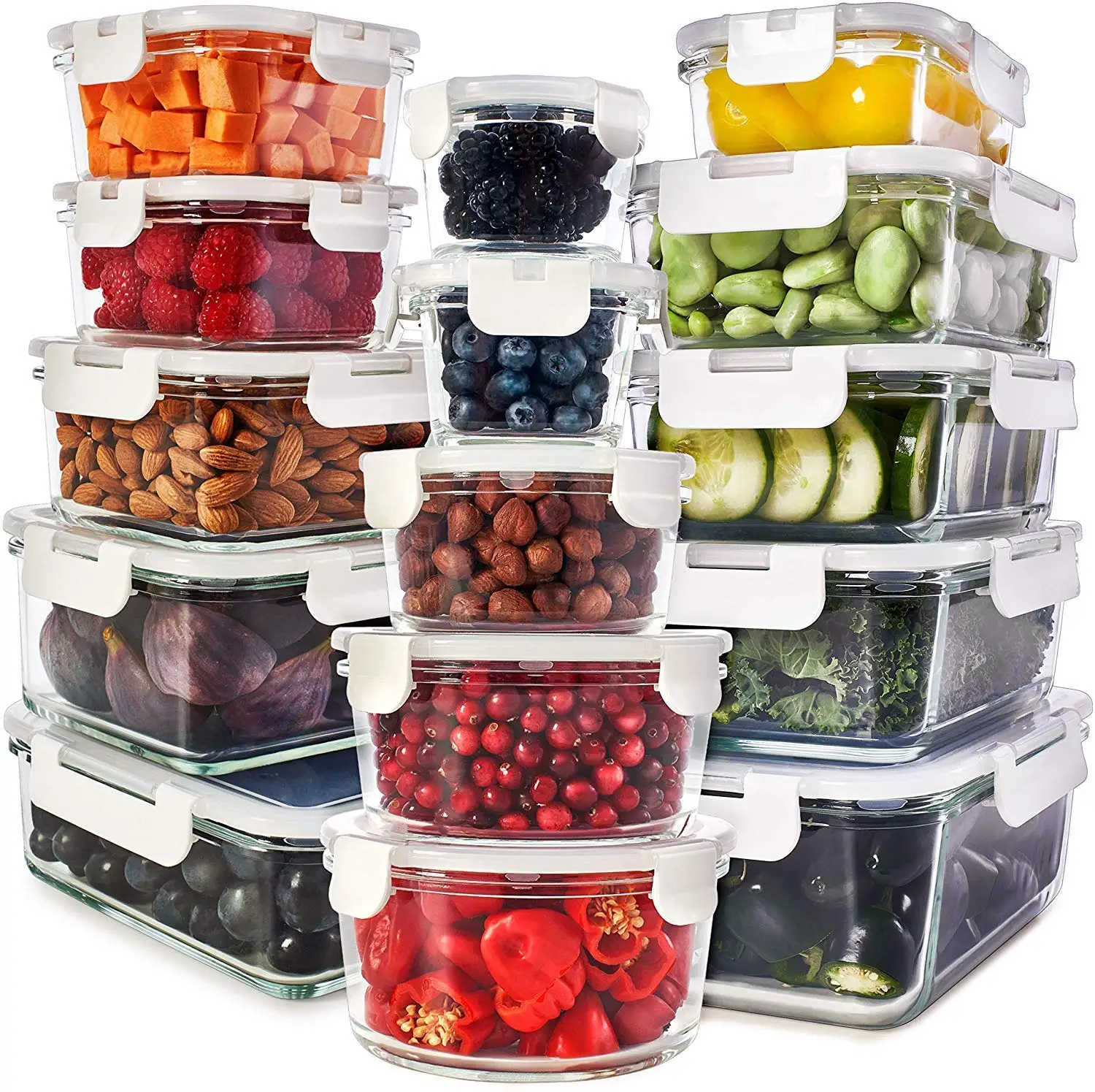 Professional glass food storage container custom storage container food storage container set, White blue
Professional glass food storage container custom storage container food storage container set, White blue