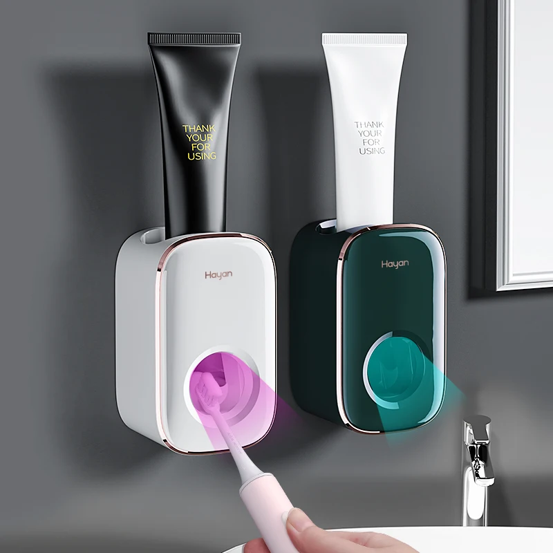 New Design Plastic Wall Mounted Bathroom Automatic Toothpaste Tube Squeezer Dispenser, White/green/dark green
New Design Plastic Wall Mounted Bathroom Automatic Toothpaste Tube Squeezer Dispenser, White/green/dark green