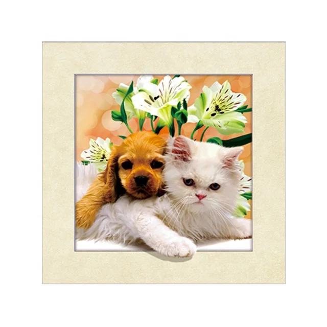5d picture lenticular print , 5D animal picture 5d decorative picture of flowers and cat.
5d picture lenticular print , 5D animal picture 5d decorative picture of flowers and cat.