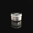 In stock 10ml 10g Silver Empty Cosmetic Metal Tin Can Lip Balm Container Aluminum Jar With Screw Cap