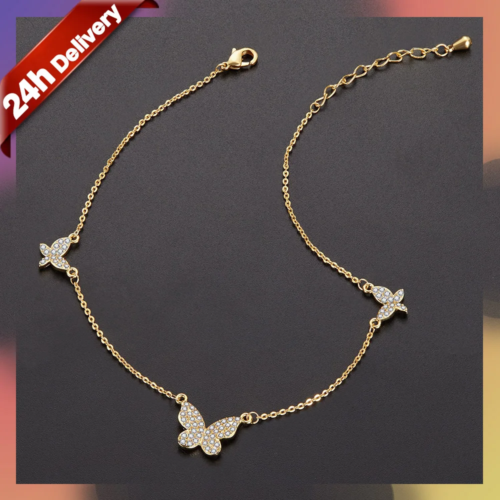 Dylam Chain Womens 18K Plated Adjustable For Woman Dainty Fashion Zircon Girls Gold Filled Women Bracelets Butterfly Bracelet
Dylam Chain Womens 18K Plated Adjustable For Woman Dainty Fashion Zircon Girls Gold Filled Women Bracelets Butterfly Bracelet