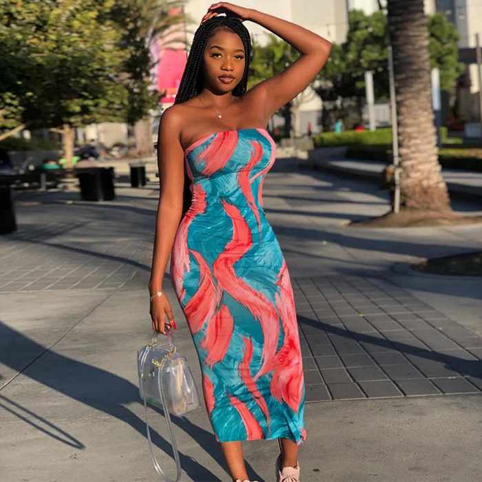 Dropshipping 2022 summer tie dye print sleeveless dress slim maxi party women clothes ladies club evening stretchy dress
Dropshipping 2022 summer tie dye print sleeveless dress slim maxi party women clothes ladies club evening stretchy dress