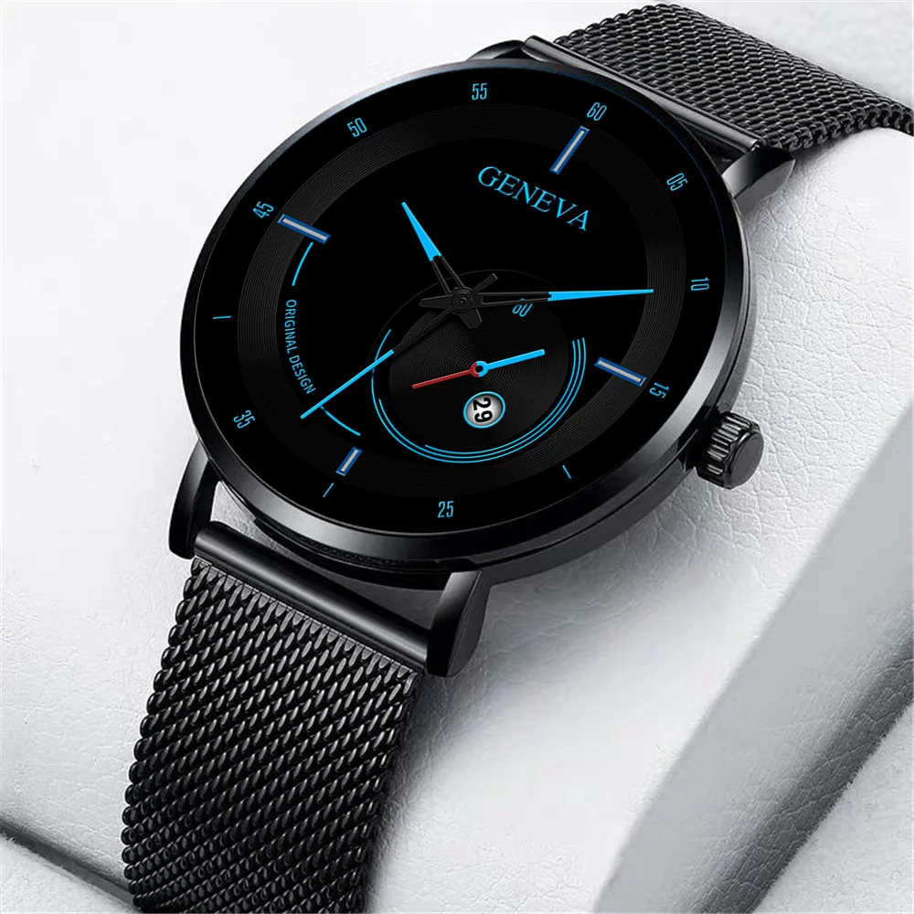 Free Samples Fashion Mesh Strap Wrist Watches Men Casual Quartz Watches With Calendar 
Free Samples Fashion Mesh Strap Wrist Watches Men Casual Quartz Watches With Calendar