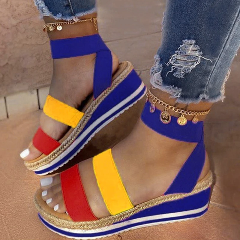 wholesale shoe Women Wedges Platform Candy Color Ladies Hemp female shoes Summer Casual Slip On Strap Cross Cool Girls sandles
wholesale shoe Women Wedges Platform Candy Color Ladies Hemp female shoes Summer Casual Slip On Strap Cross Cool Girls sandles